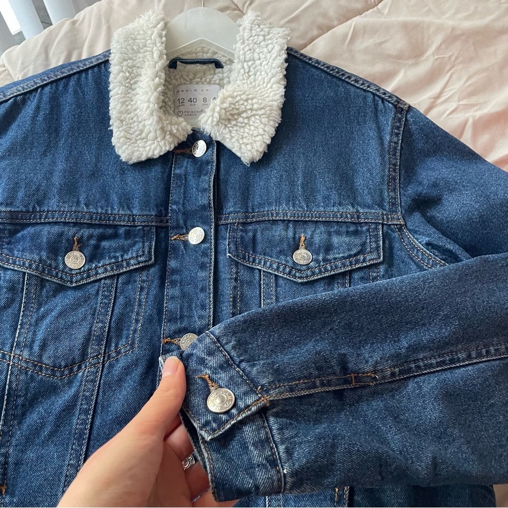 faux fur denim jacket !! - Picture 3 of 4